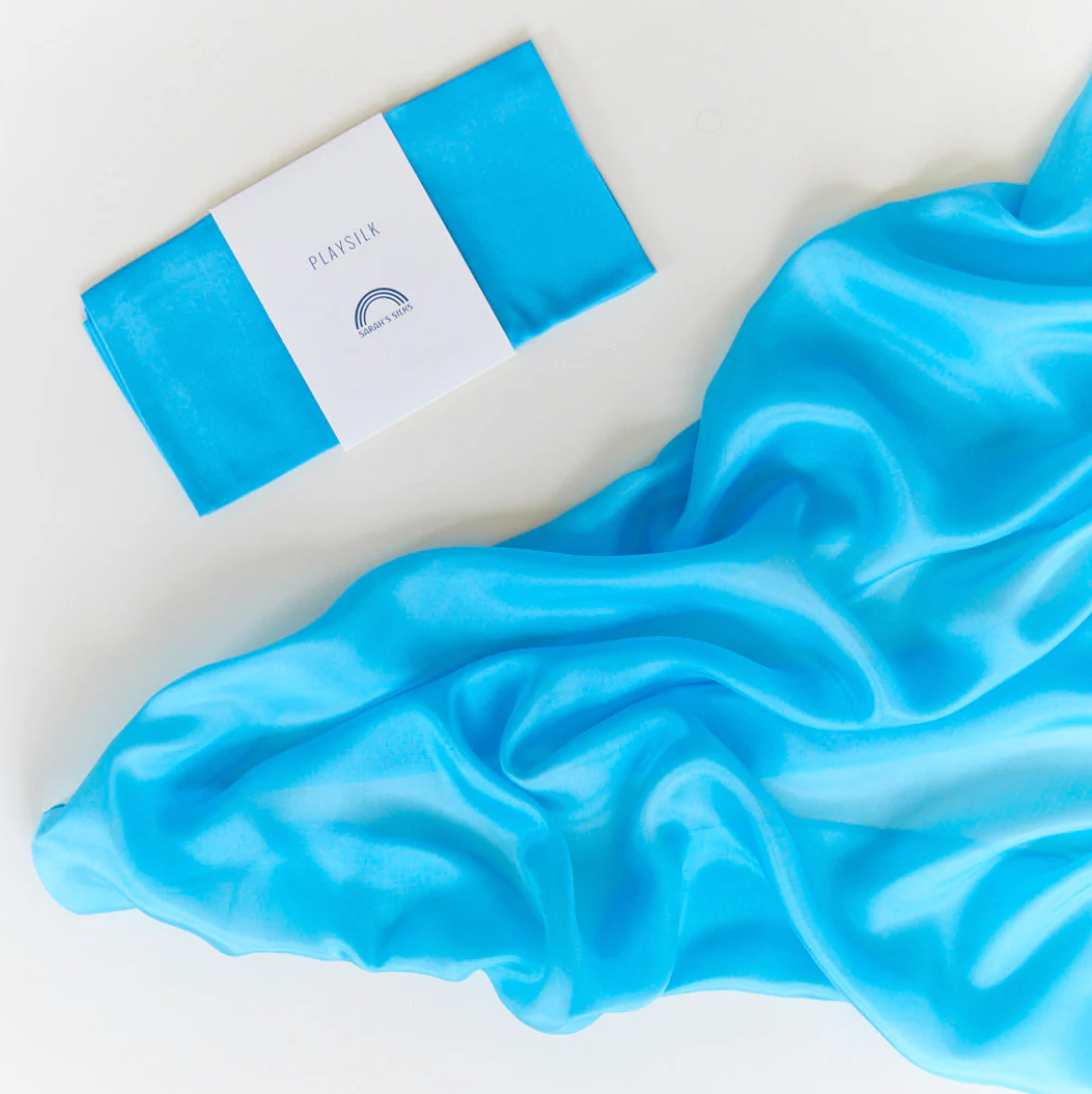Sarah's Playsilk Turquoise The Doodle Post